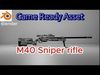 M40 Low Poly working Bolt and ejector Mechanism Low-poly 3D model_1