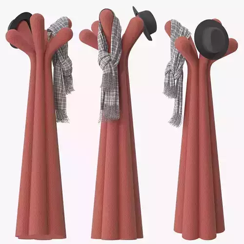 Anemone Bonaldo Coat Rack 3D model