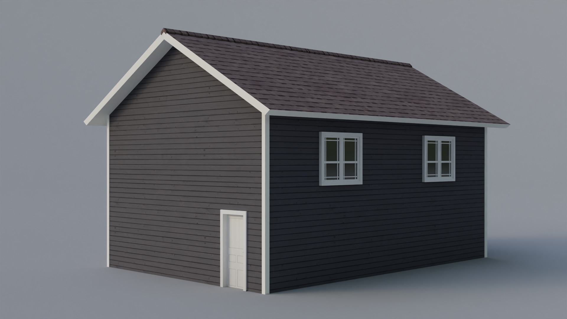 Low Poly house 10 Low-poly 3D model_4