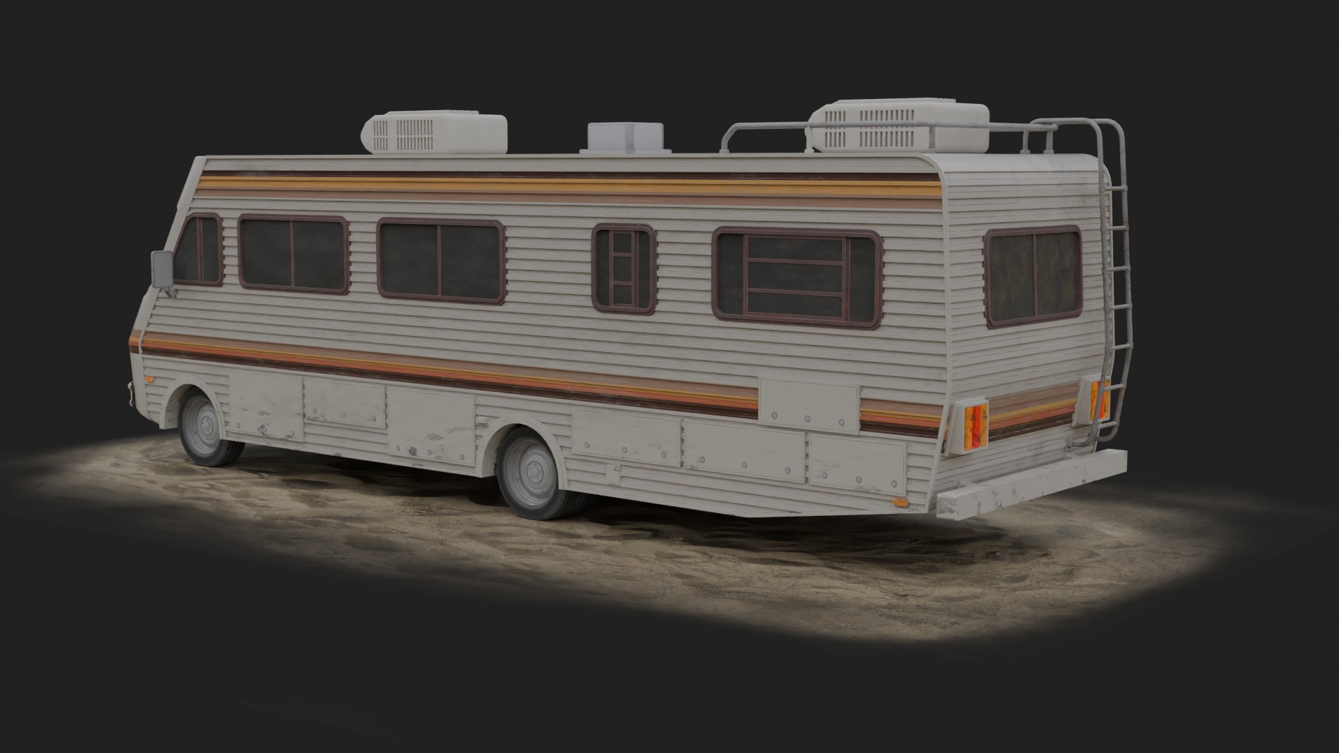 1986 Fleetwood Bounder from Breaking Bad 3D model_3