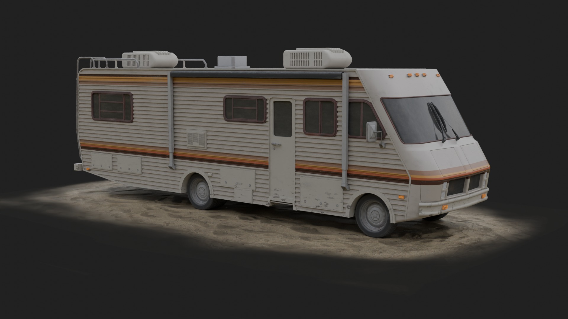 1986 Fleetwood Bounder from Breaking Bad 3D model_2