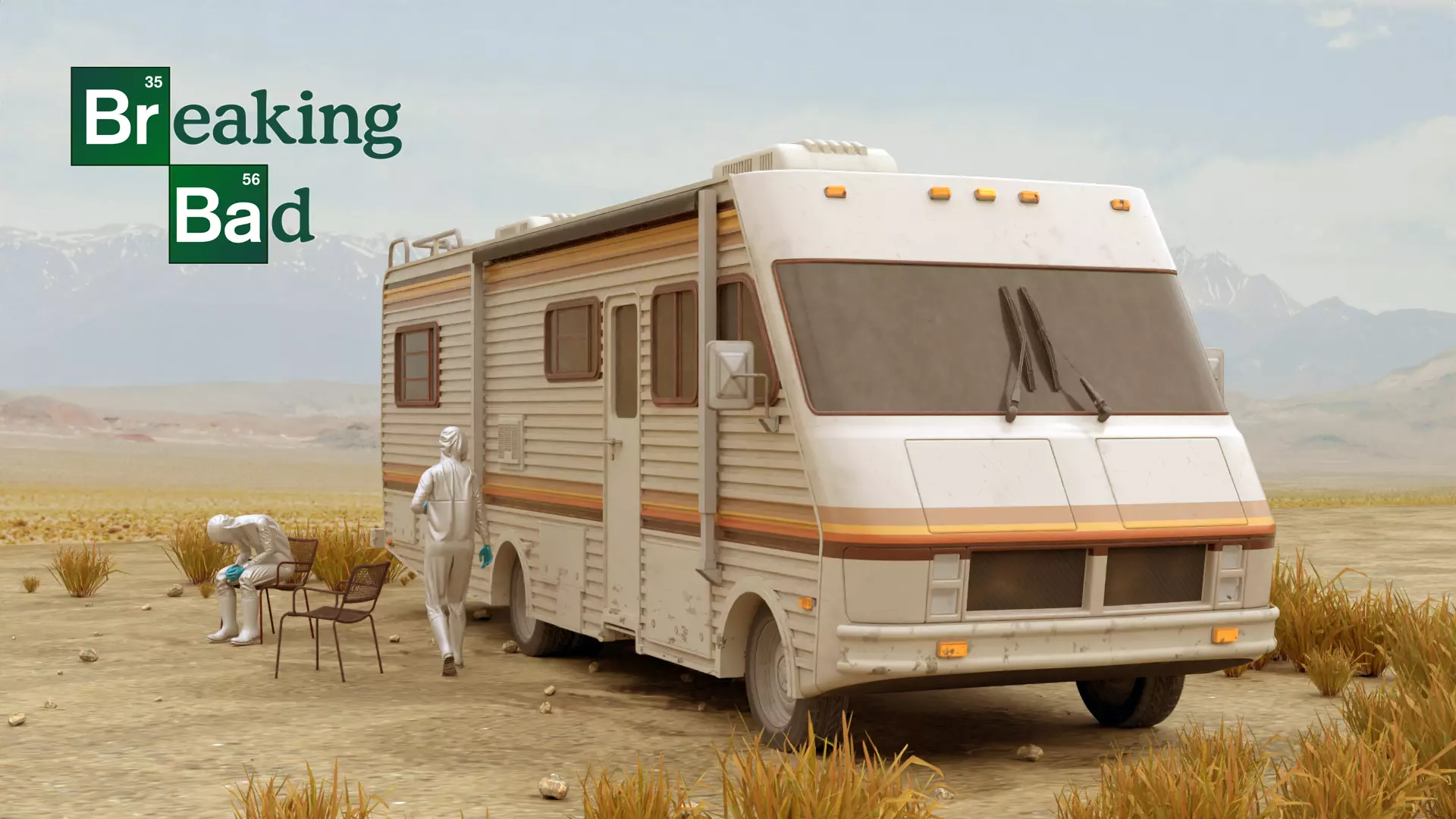1986 Fleetwood Bounder from Breaking Bad 3D model_0
