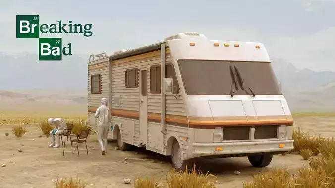 1986 Fleetwood Bounder from Breaking Bad 3D model