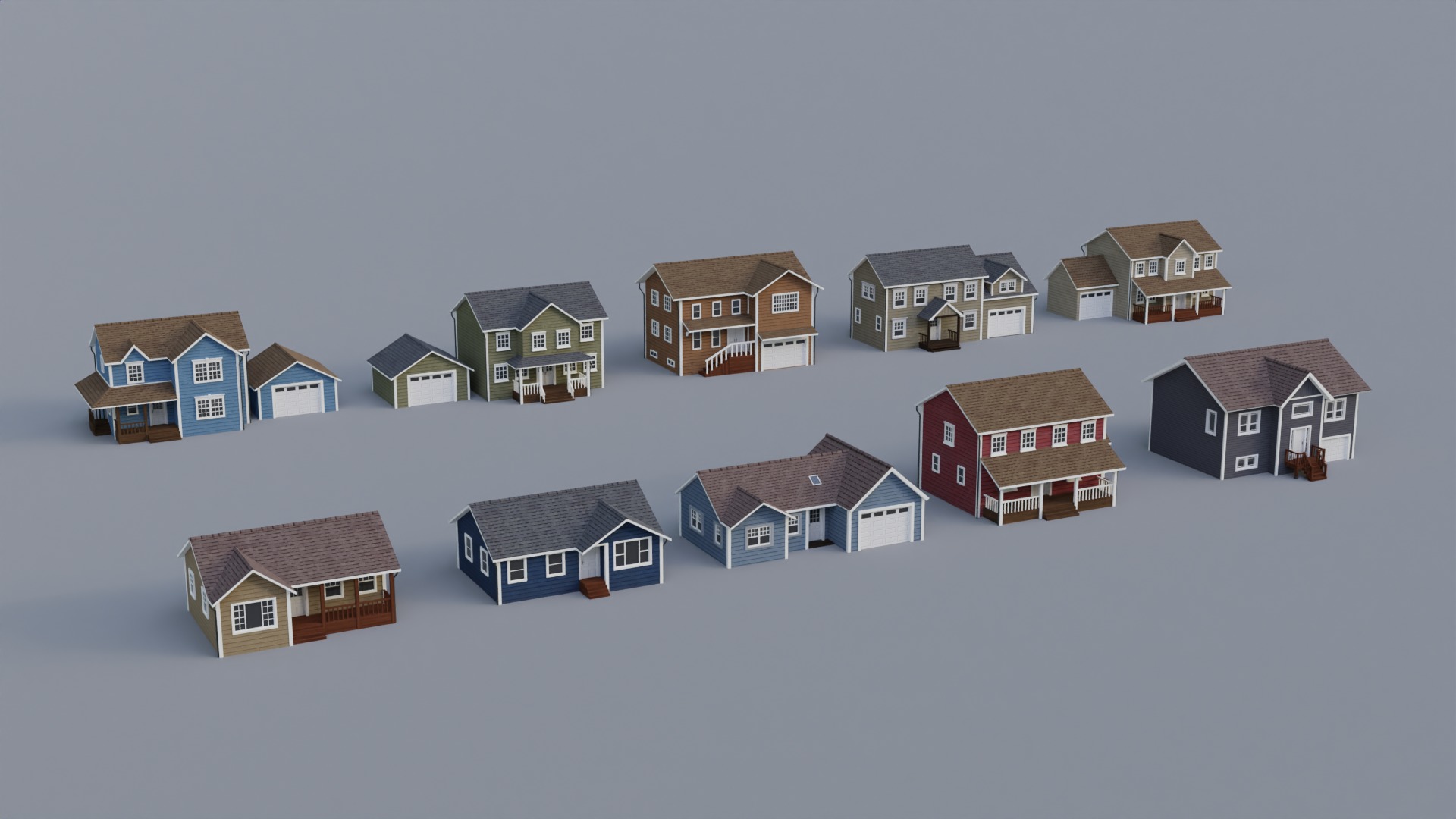 Low Poly House Collection _2