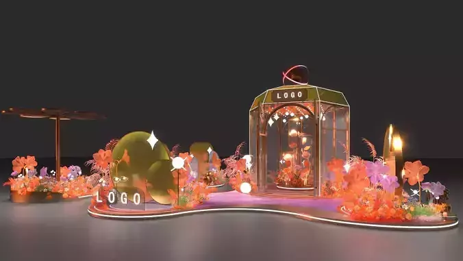 Floristry Fine art display