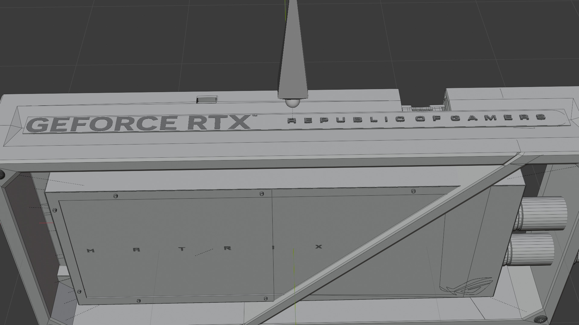 ASUS ROG Matrix RTX 4090 Platinum  3D model_14