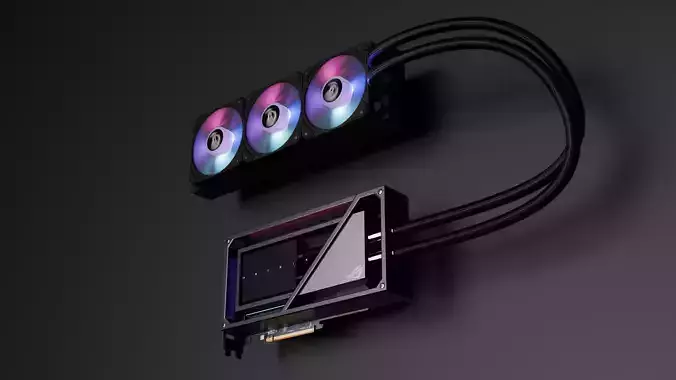 ASUS ROG Matrix RTX 4090 Platinum  3D model