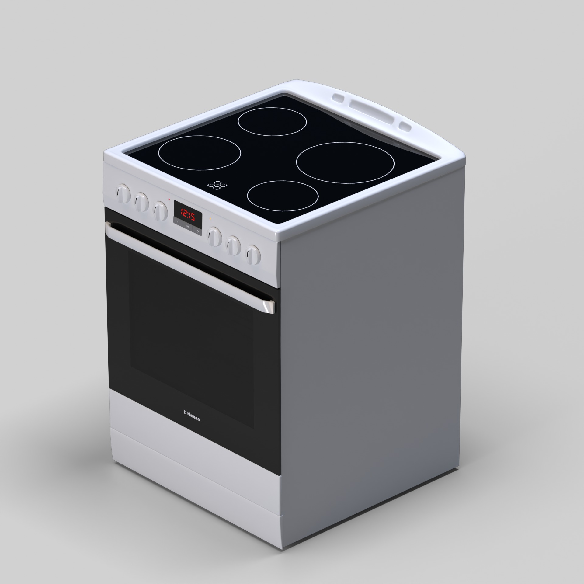 Hansa FCCW69209 electric stove 3D model_1