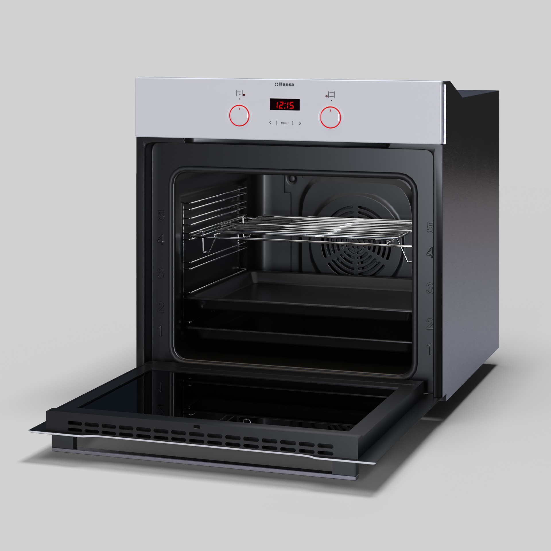 Hansa BOEW60475 built-in oven 3D model_2
