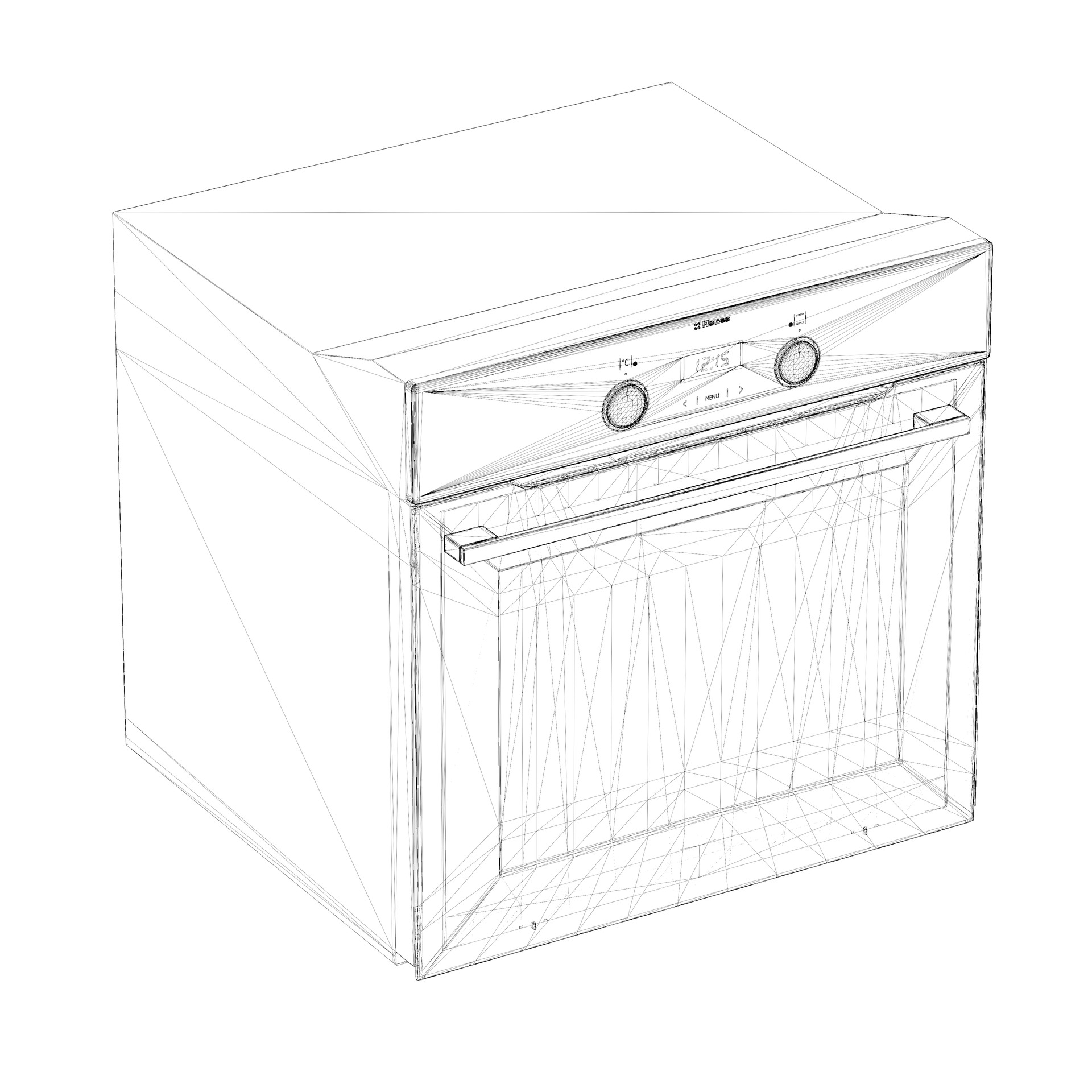 Hansa BOEW60475 built-in oven 3D model_4