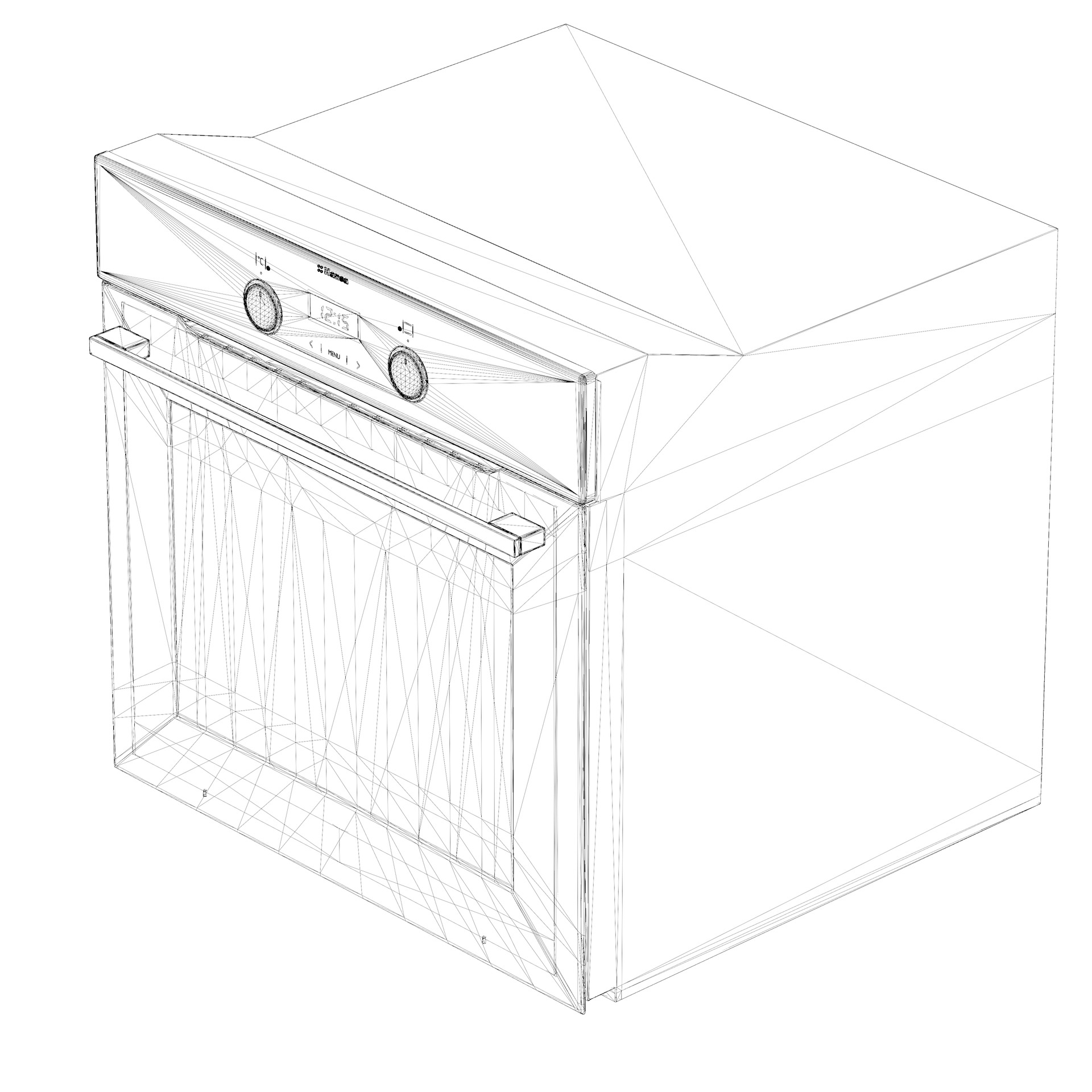 Hansa BOEW60475 built-in oven 3D model_5