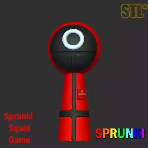Sprunki Incredibox Squid game 2 STL 3D Character 