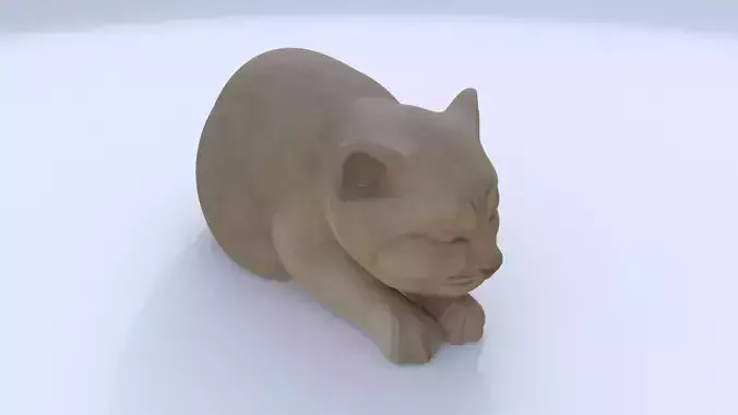 Scottish Fold sleeping