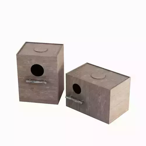 Wooden Birdhouse E 01