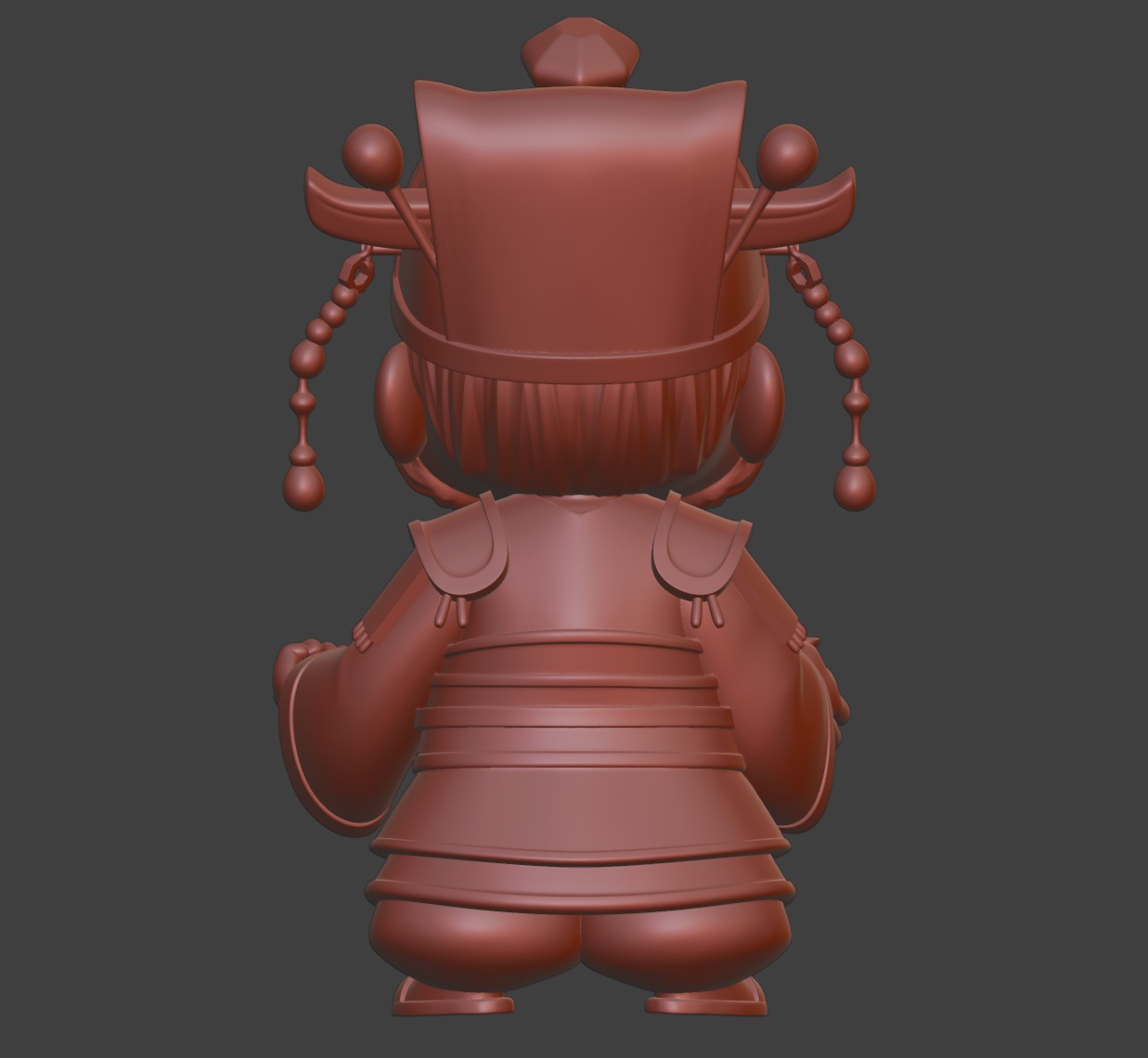 God-of-Weath-Chibi-cute 3D print model_3