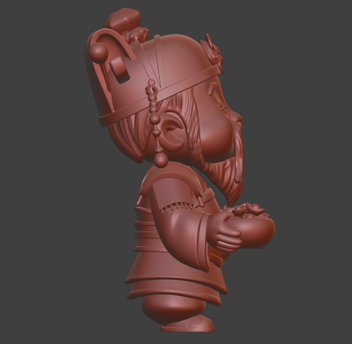God-of-Weath-Chibi-cute 3D print model_4