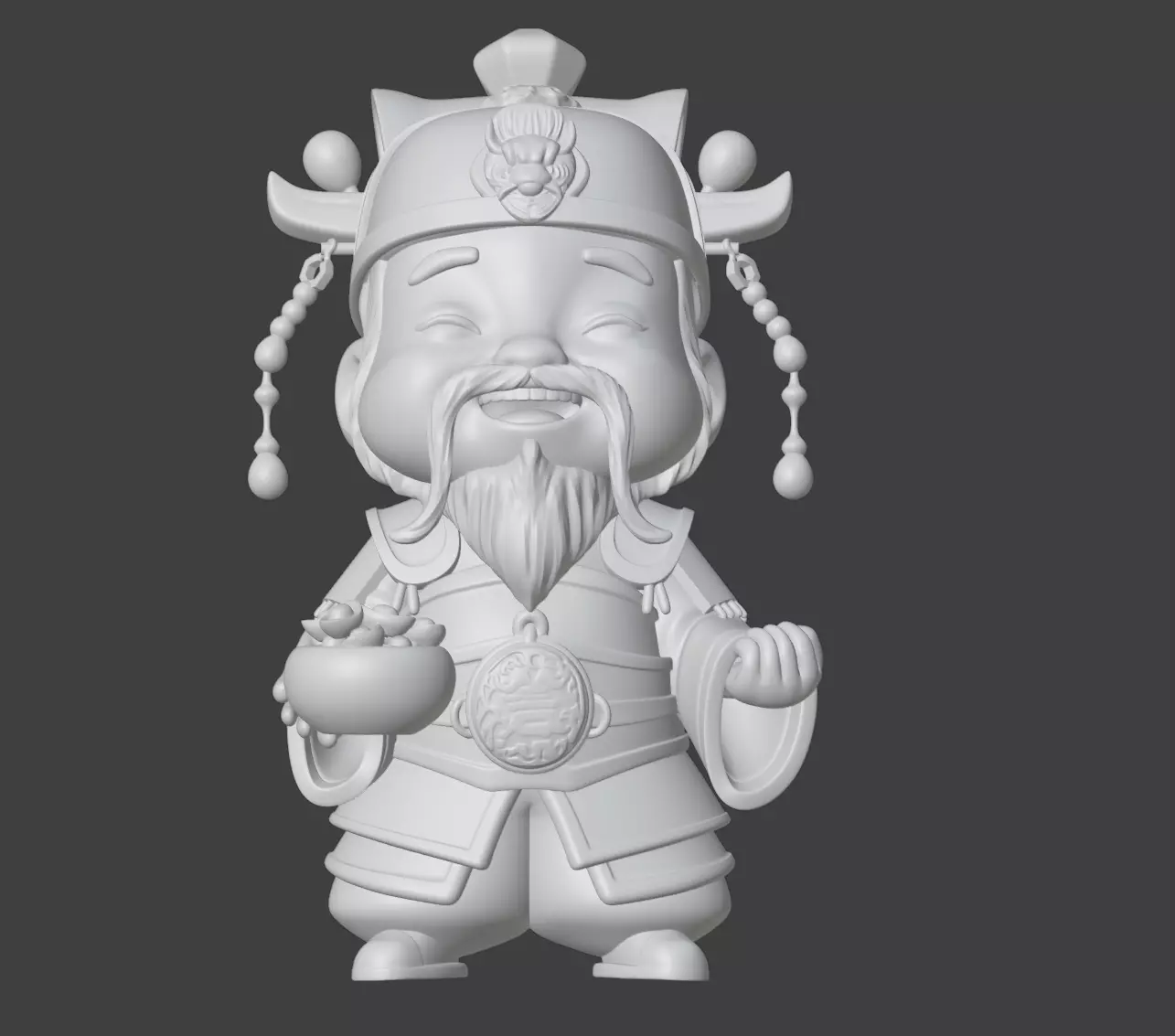 God-of-Weath-Chibi-cute 3D print model_0