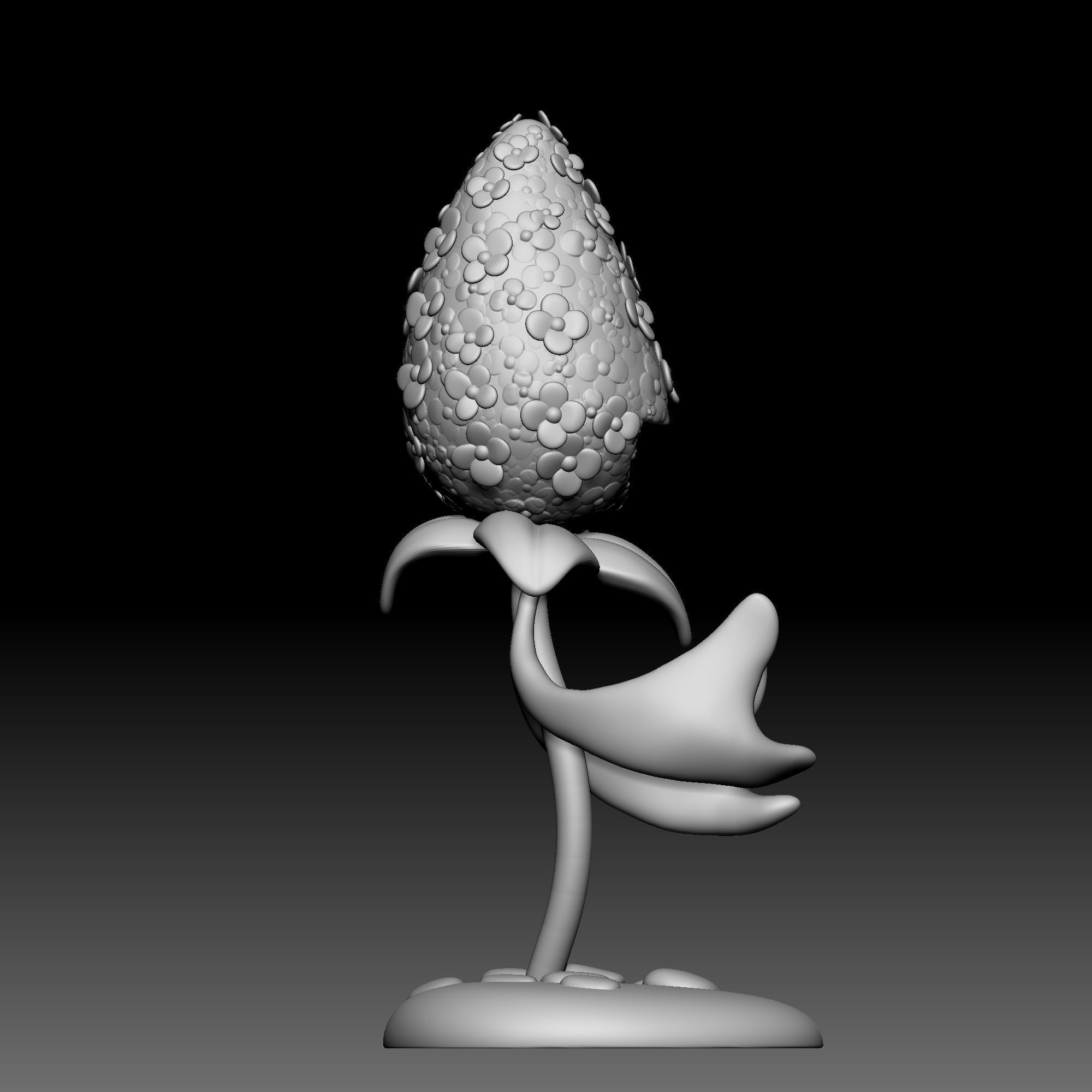 Flower - Alice in Wonderland - 0130 3D print model_6
