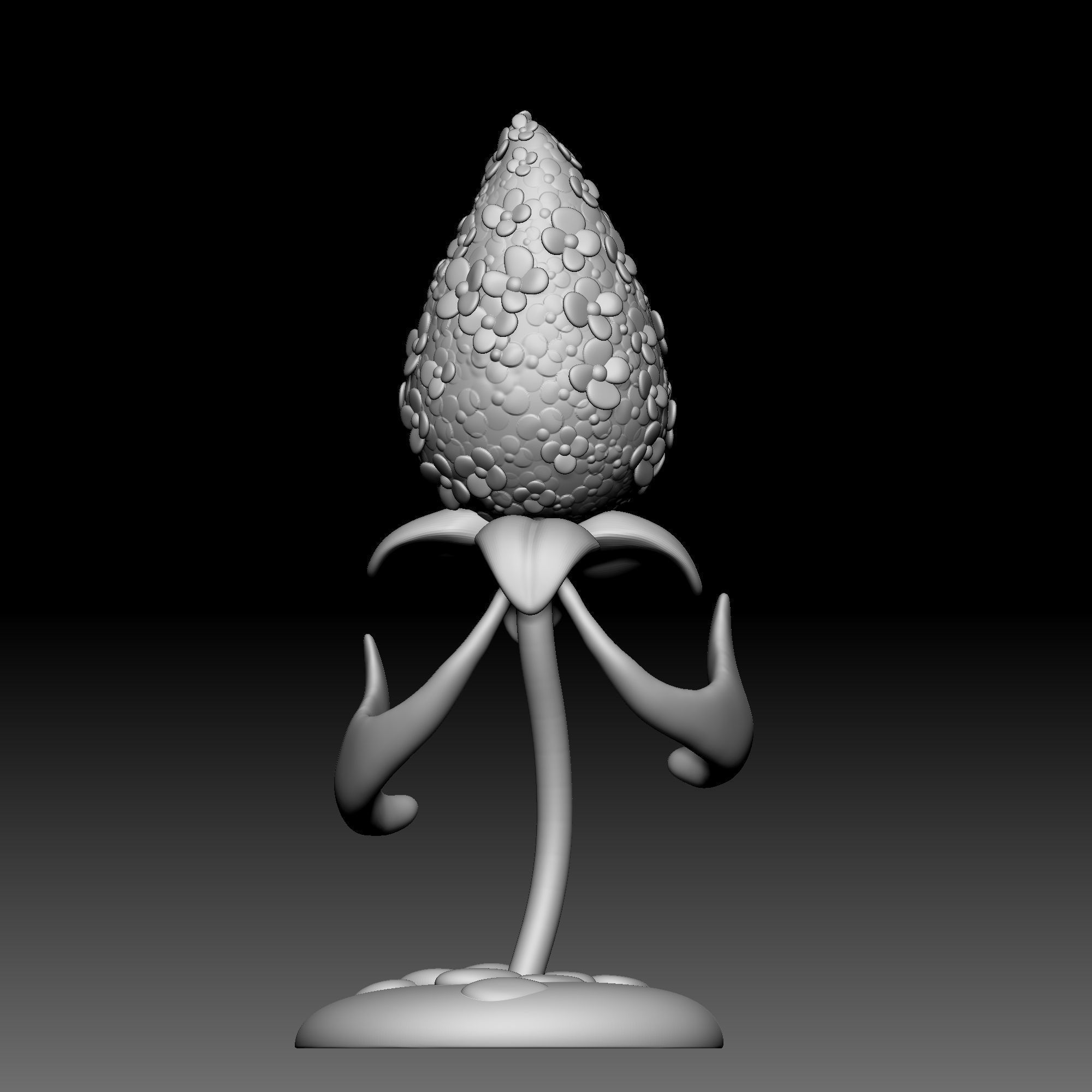 Flower - Alice in Wonderland - 0130 3D print model_4