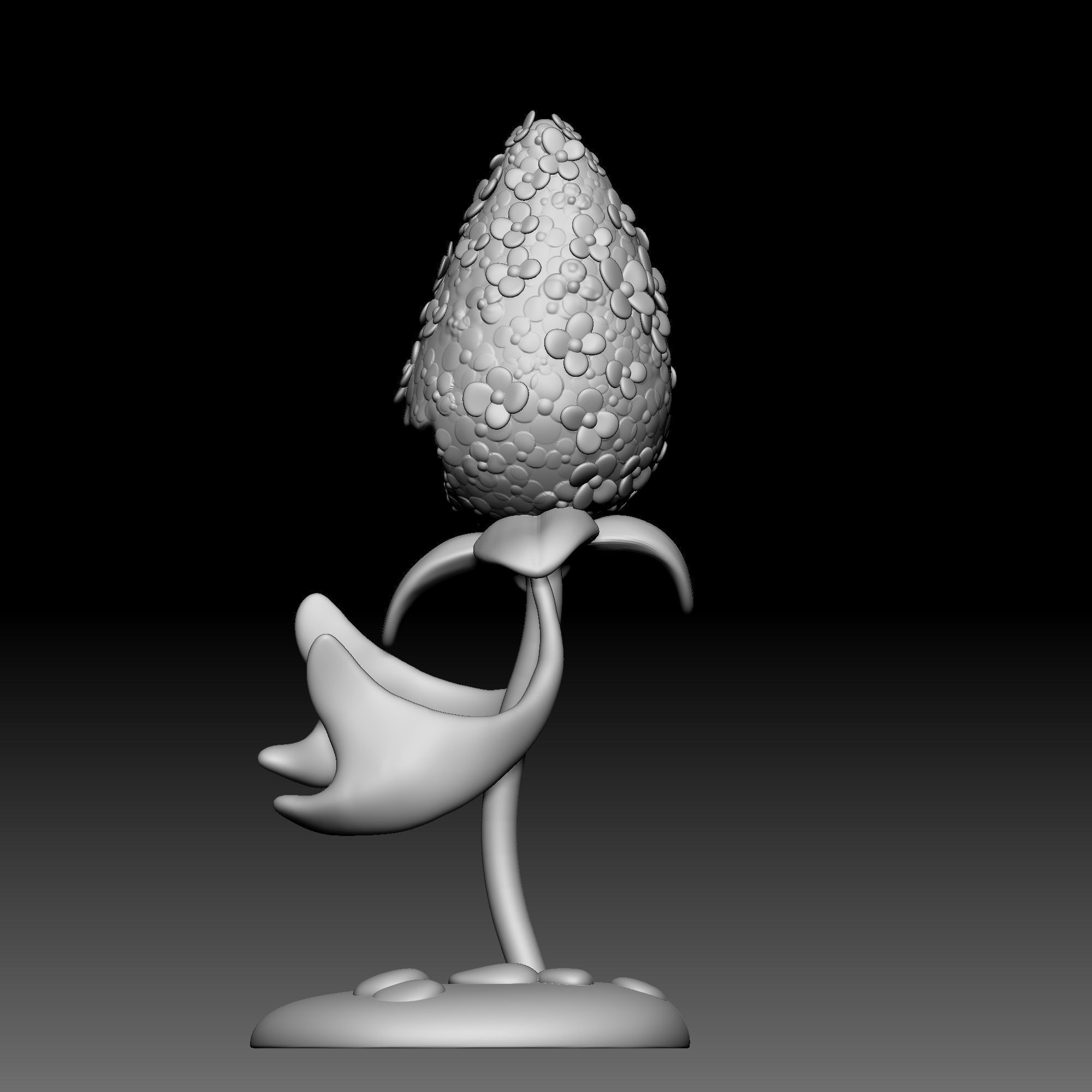 Flower - Alice in Wonderland - 0130 3D print model_2