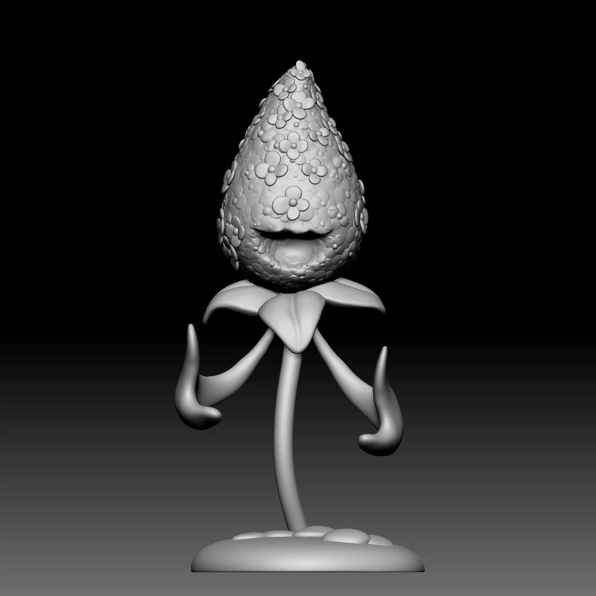 Flower - Alice in Wonderland - 0130 3D print model_0