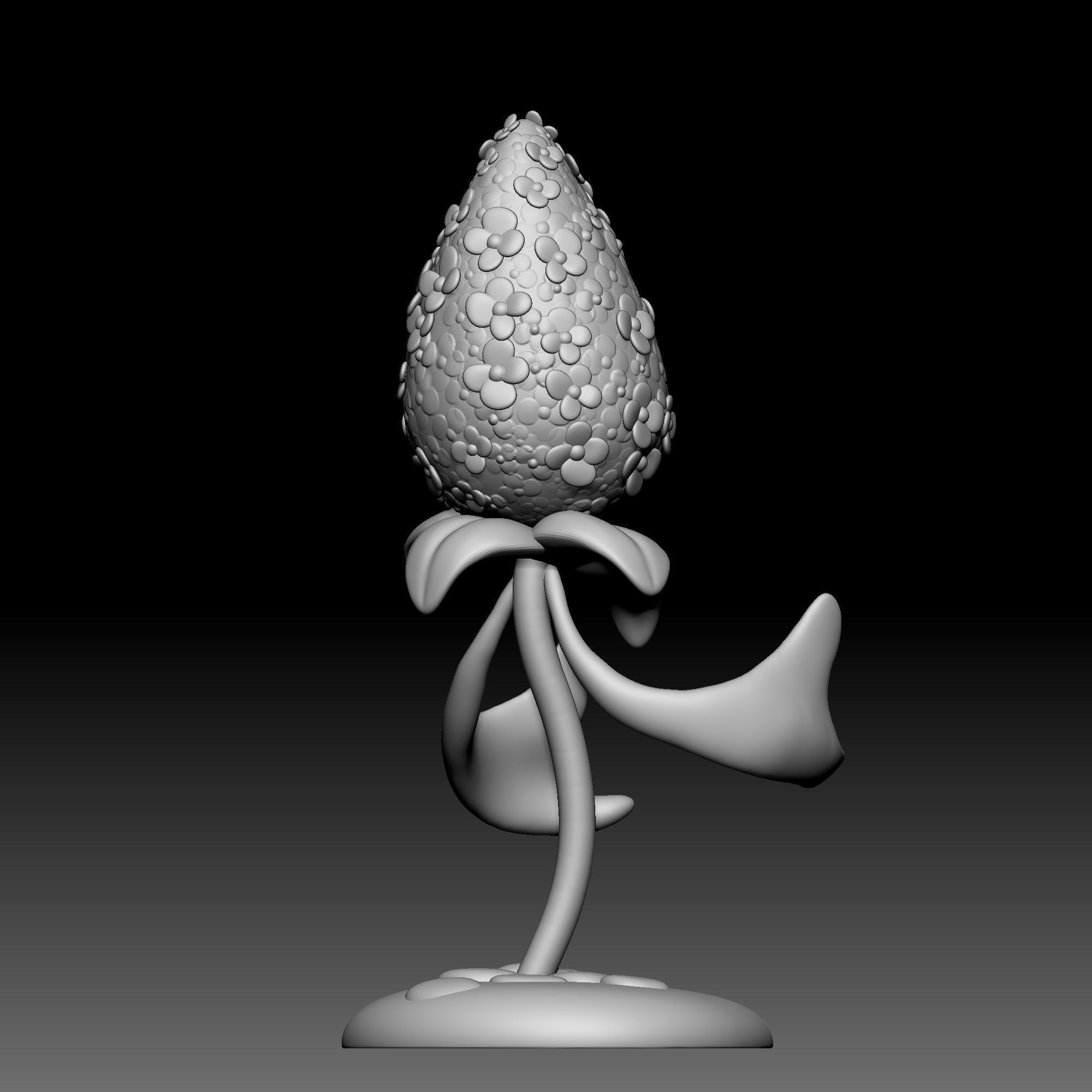 Flower - Alice in Wonderland - 0130 3D print model_5