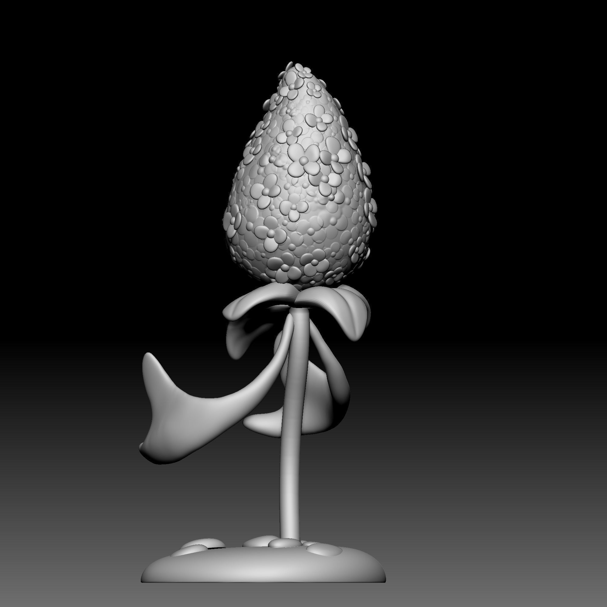 Flower - Alice in Wonderland - 0130 3D print model_3