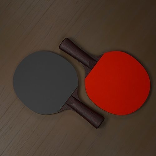 Table Tennis Rackets 3D model