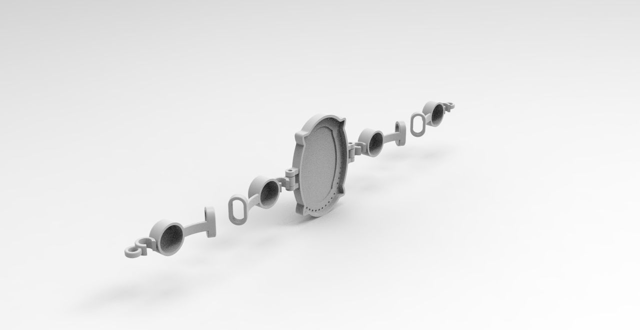 pulsera virgen  3D print model_4