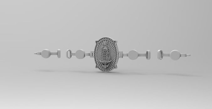 pulsera virgen  3D print model