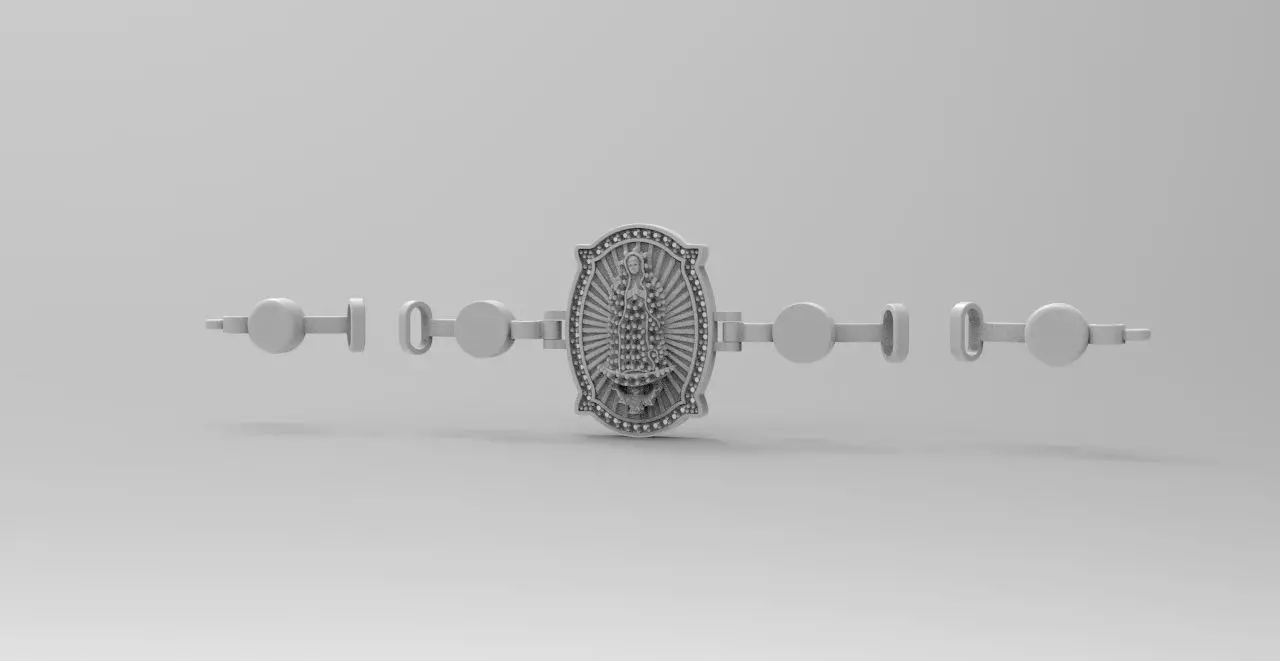 pulsera virgen  3D print model_0