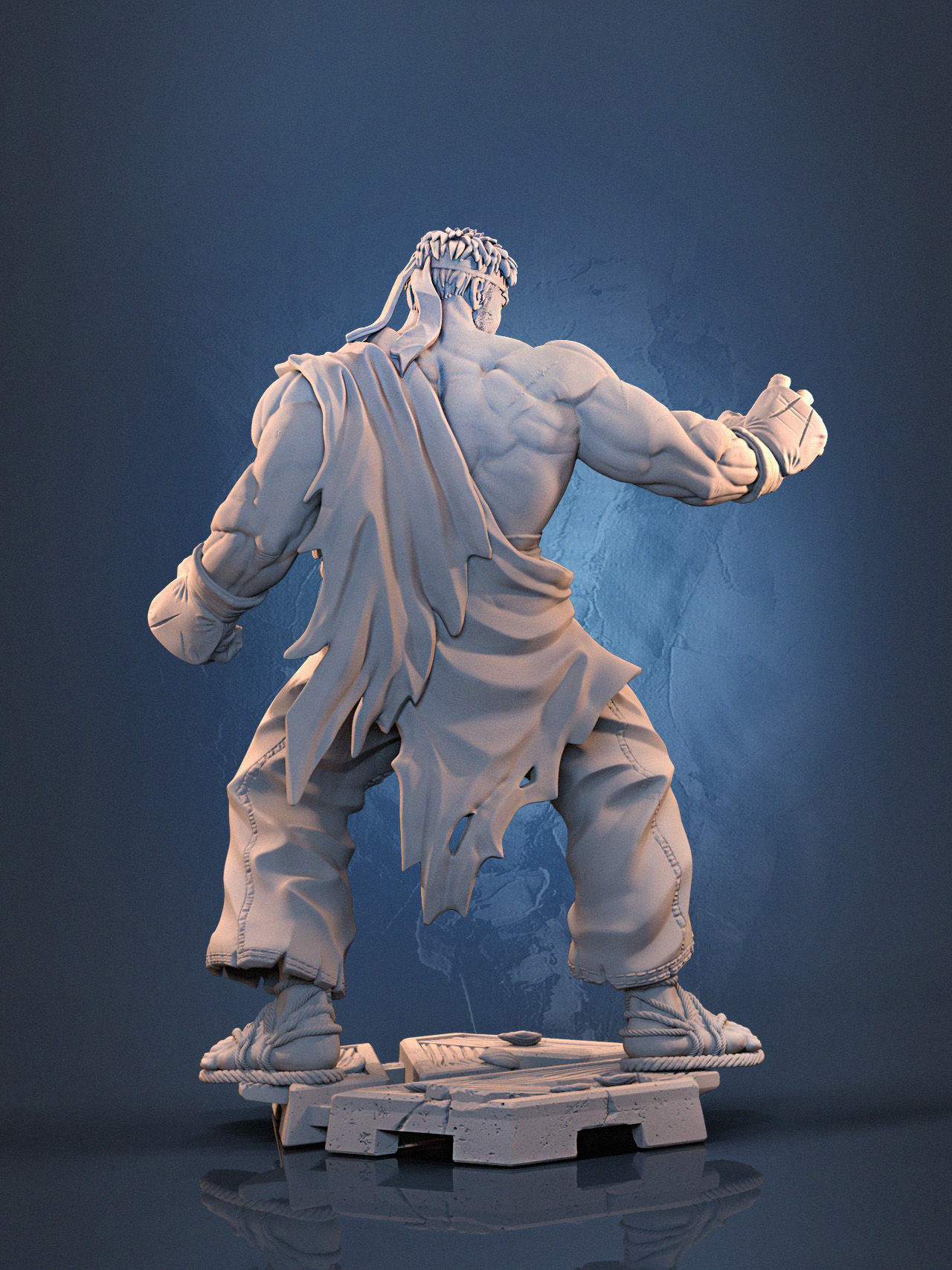 Ryu Street Fighter 3D print model_14