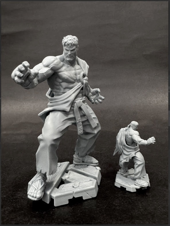 Ryu Street Fighter 3D print model_9