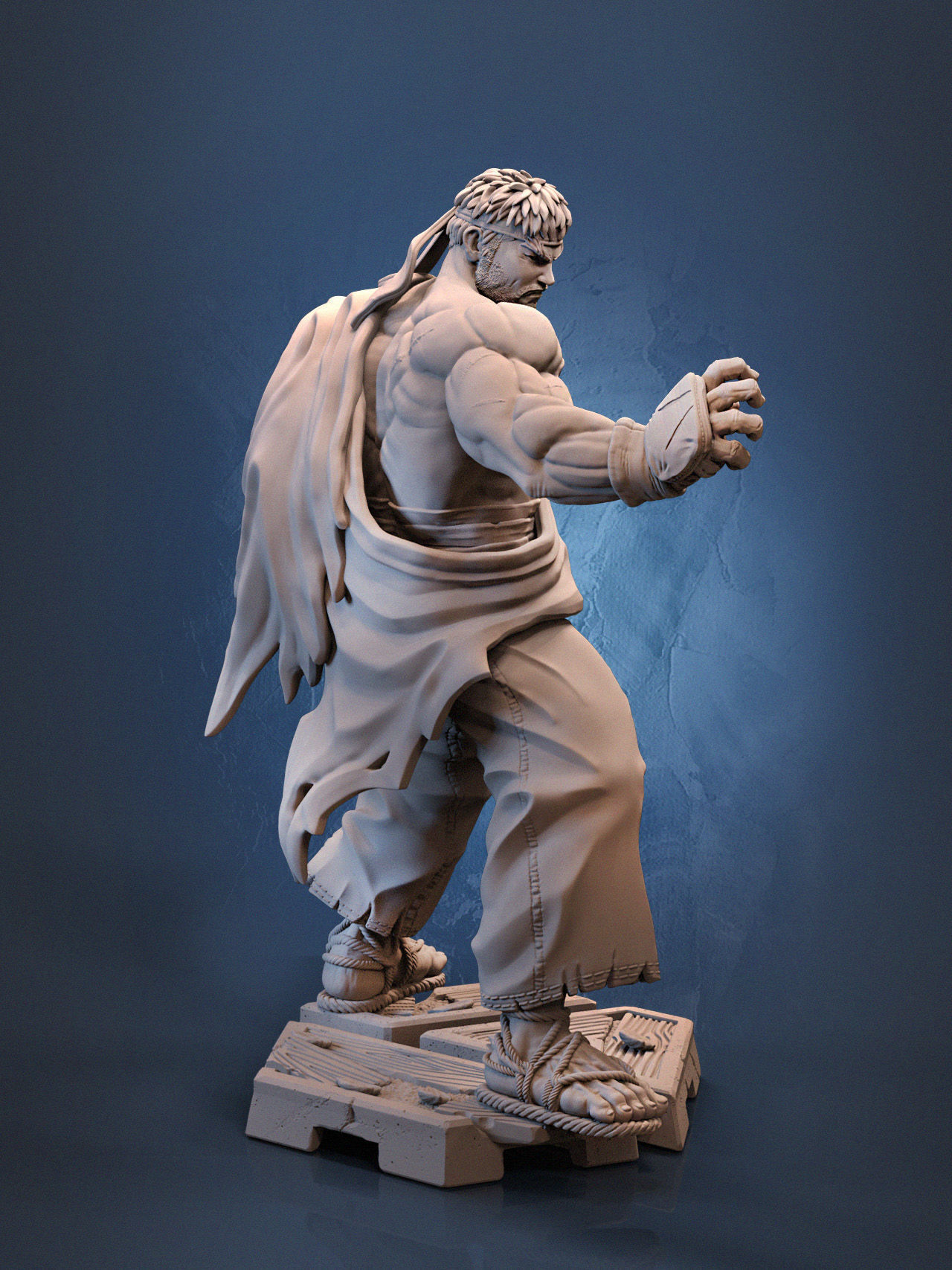 Ryu Street Fighter 3D print model_8