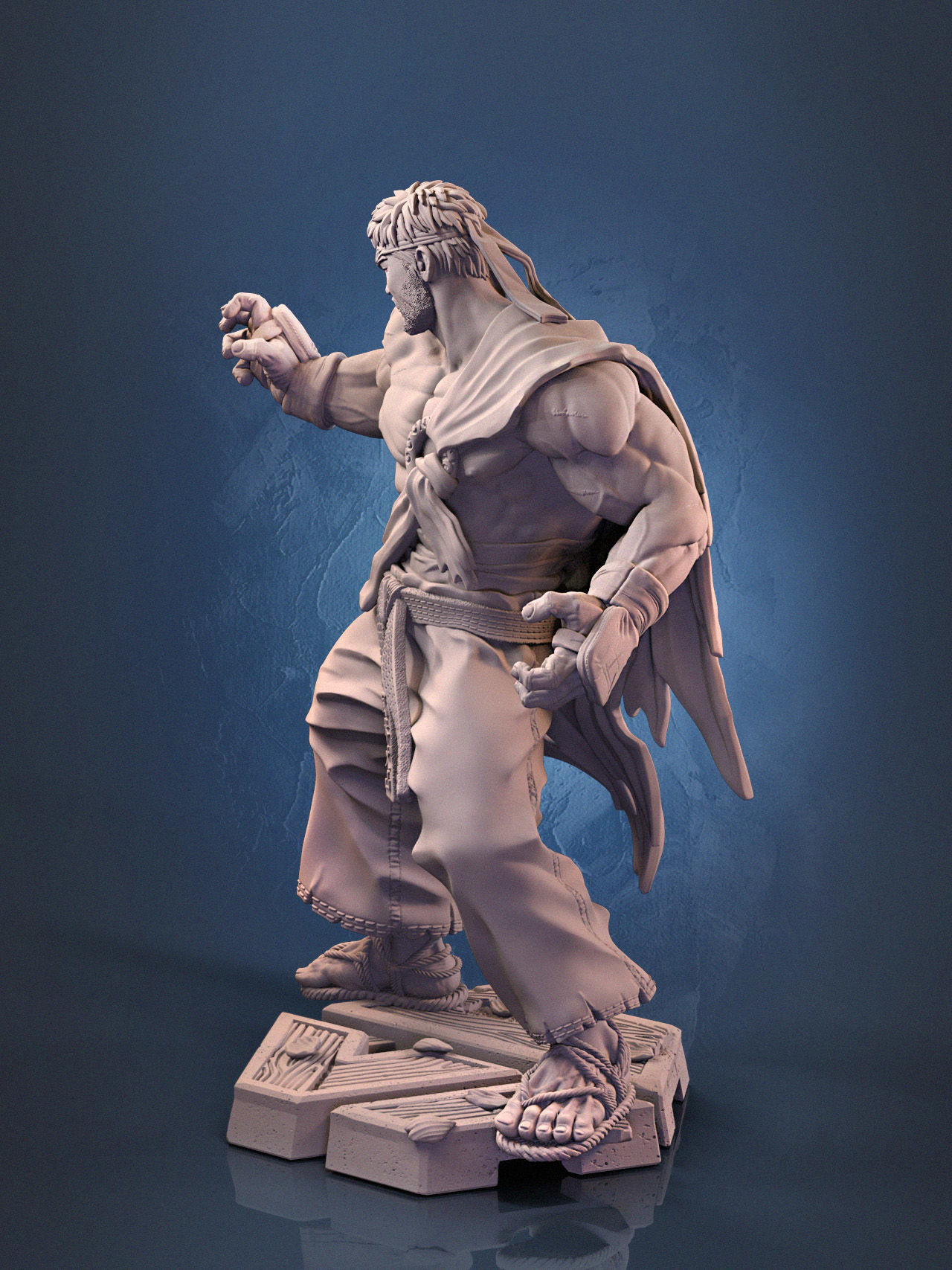 Ryu Street Fighter 3D print model_11