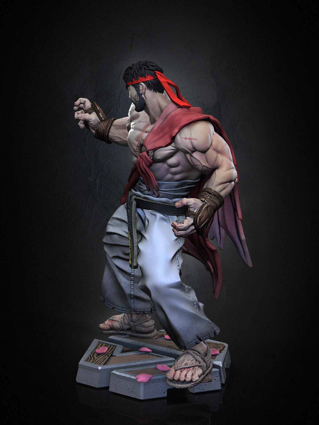 Ryu Street Fighter 3D print model_7