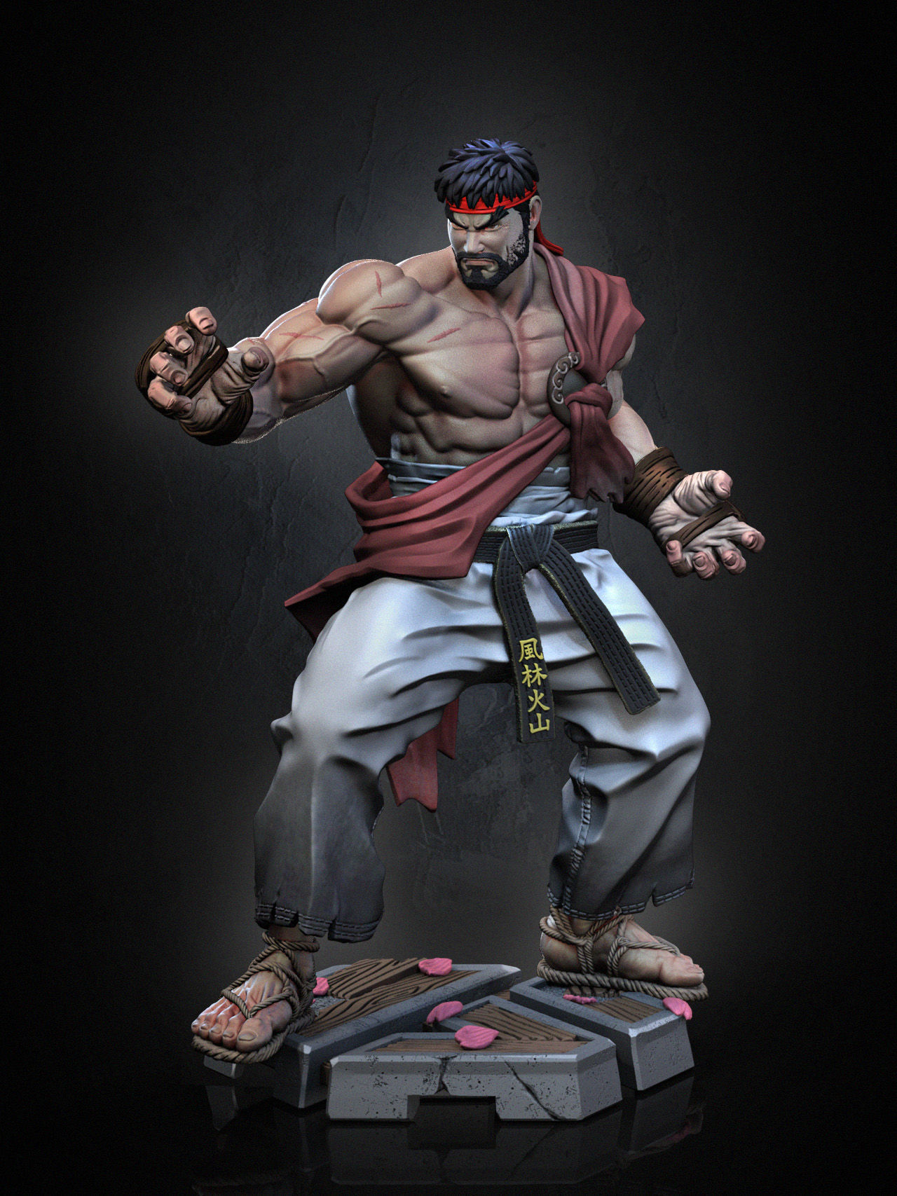 Ryu Street Fighter 3D print model_4