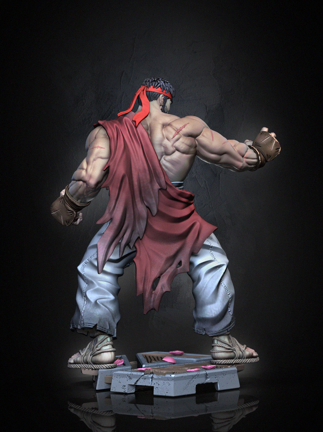 Ryu Street Fighter 3D print model_10