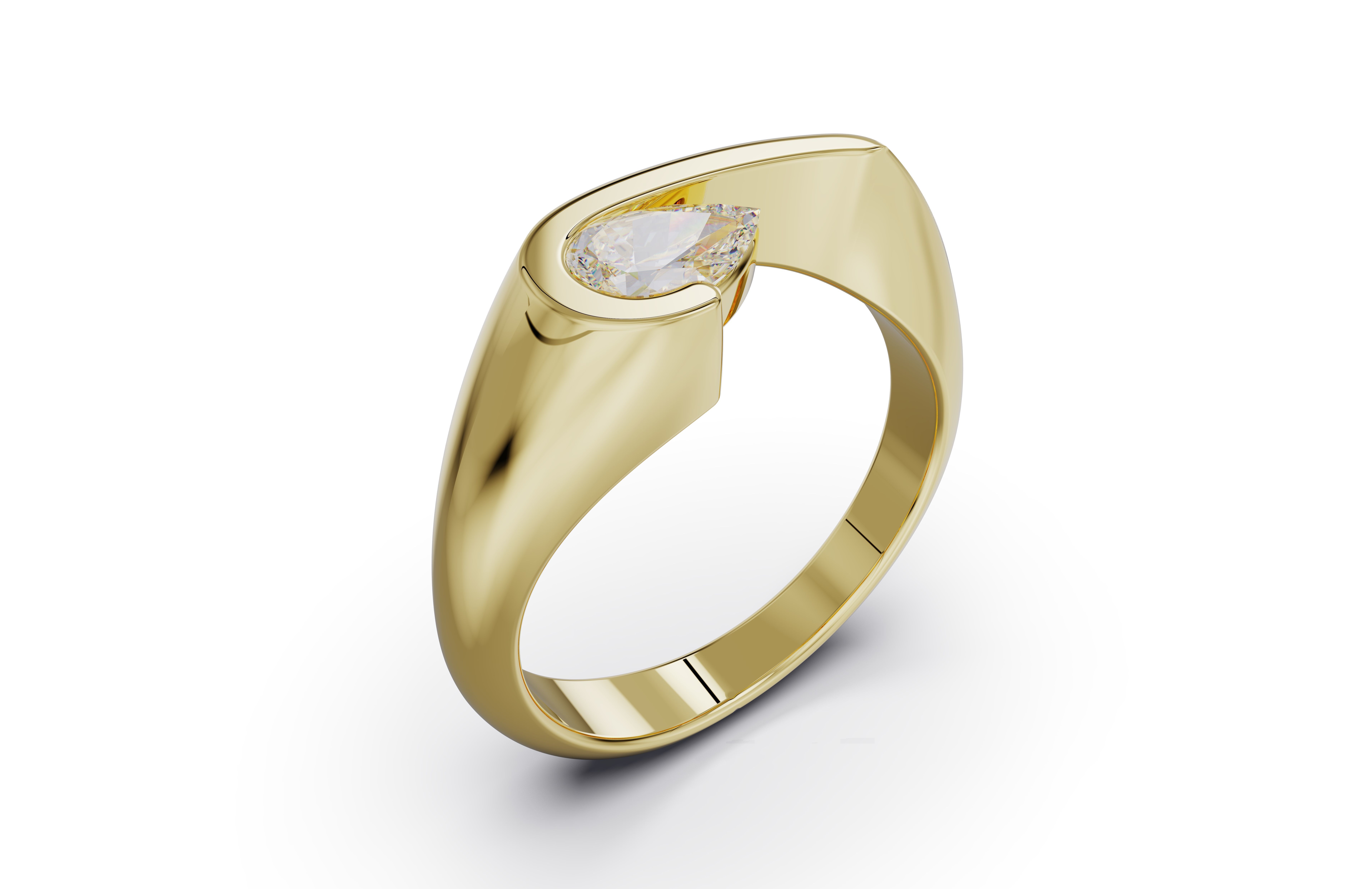ENGAGEMENT RING 2 3D print model_2