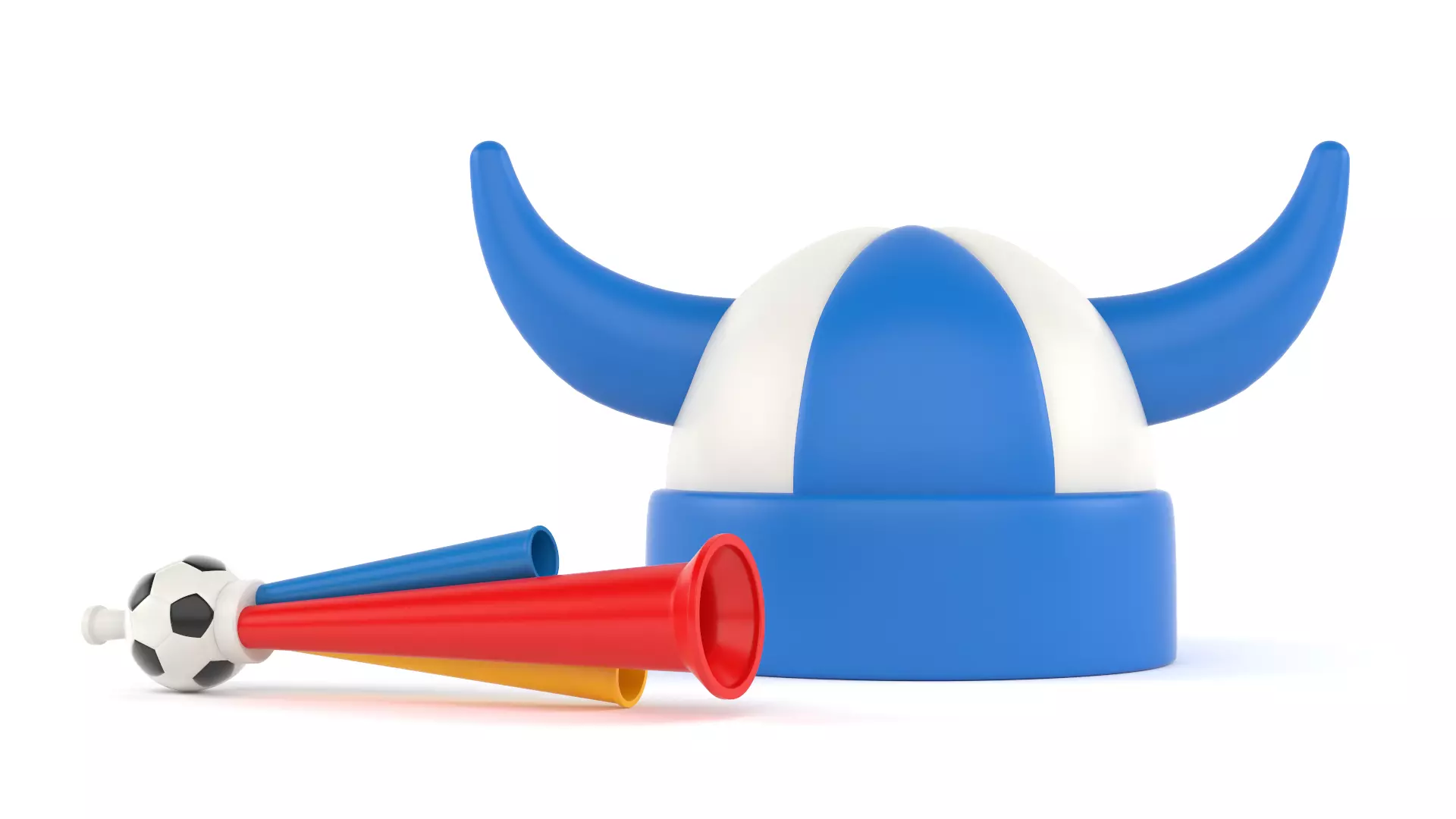 Football Fan Horn 3D model_0