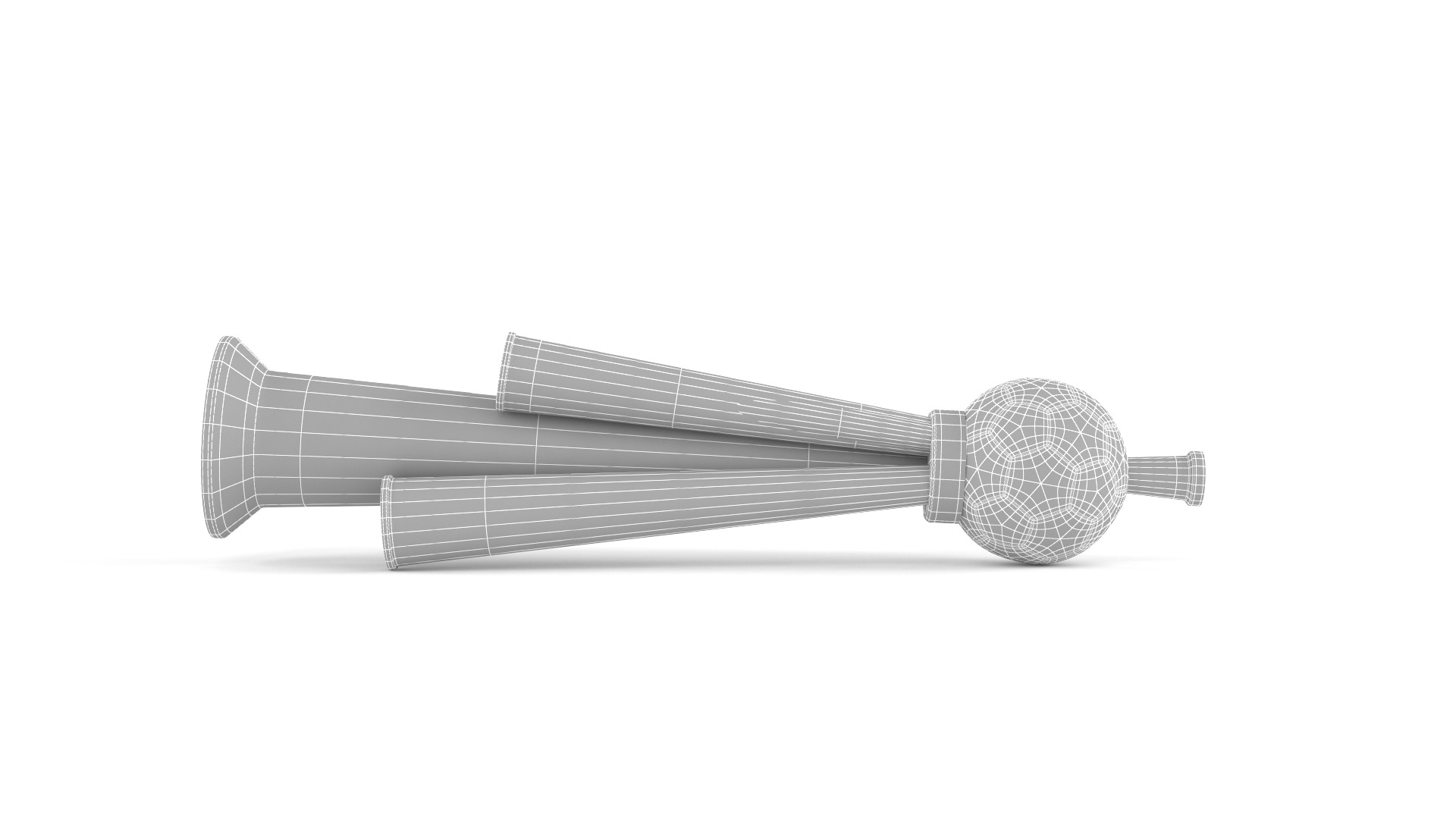 Football Fan Horn 3D model_10