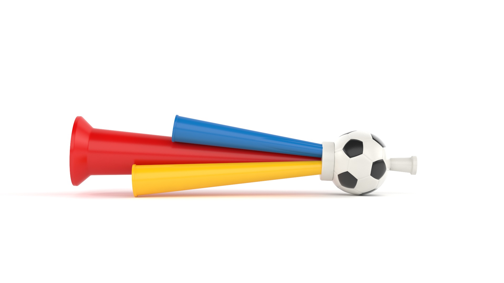 Football Fan Horn 3D model_4