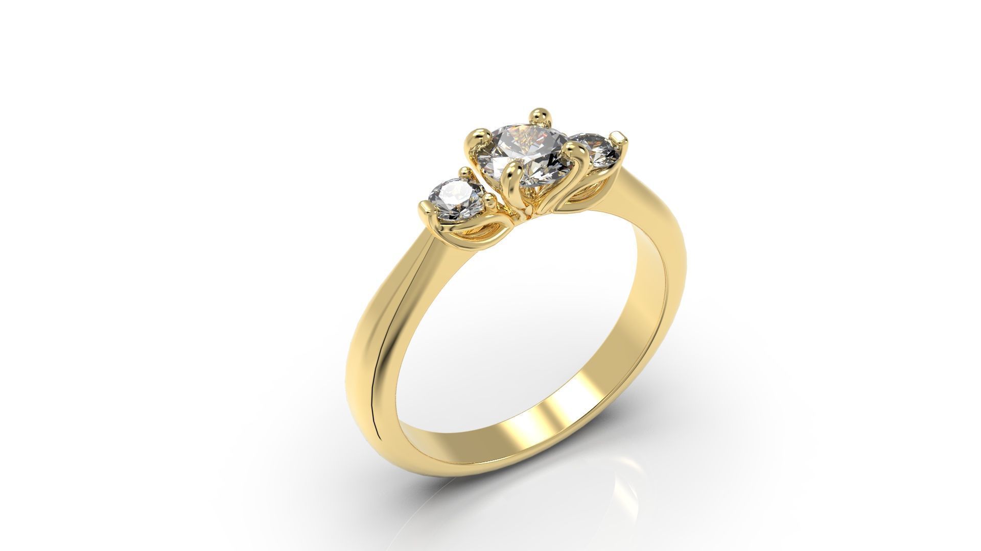 ENGAGEMENT RING 3 3D print model_1