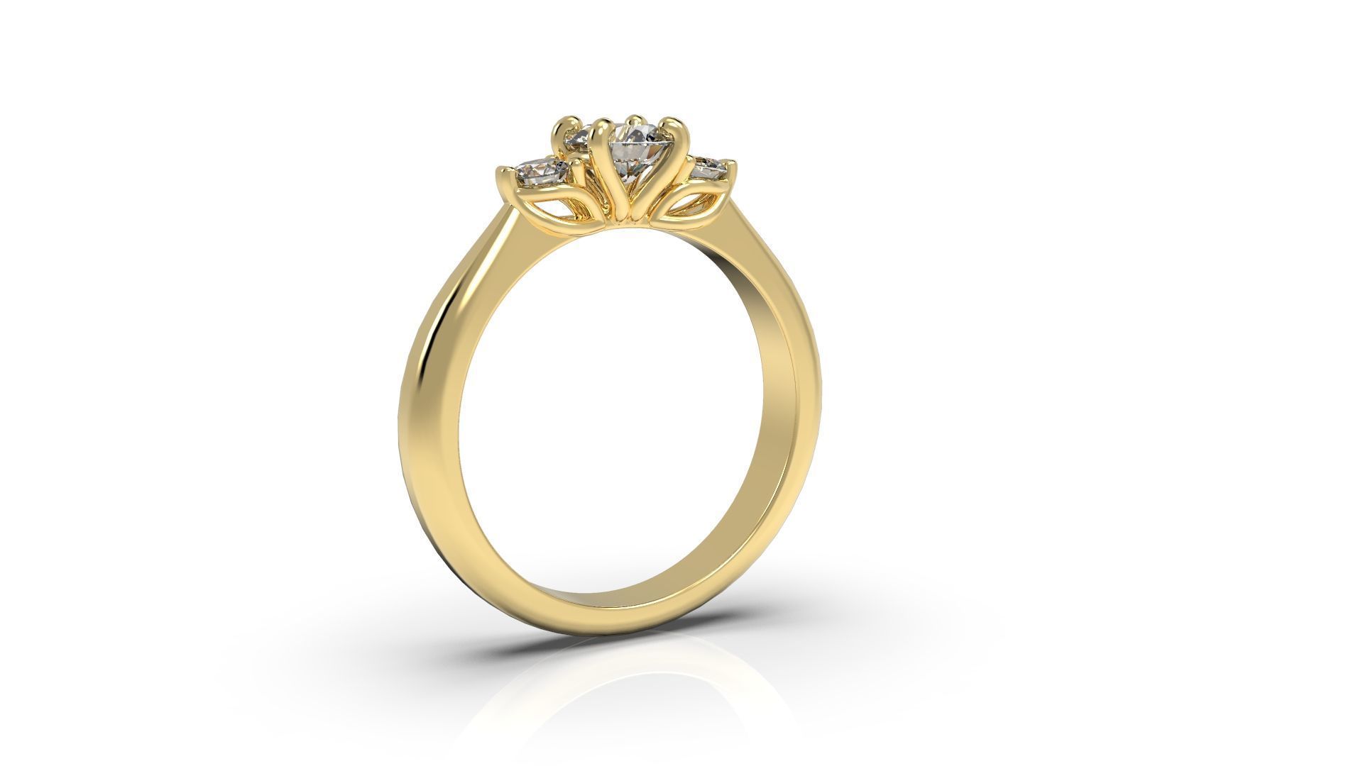 ENGAGEMENT RING 3 3D print model_2