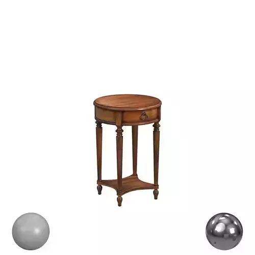 Butler Specialty Jules 1 Drawer Round End Table