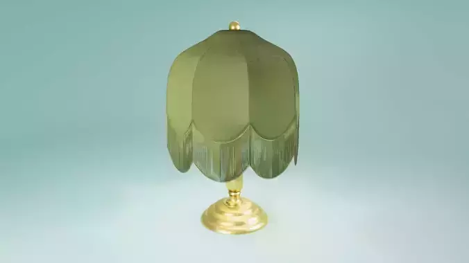 70s Tassel Lamp