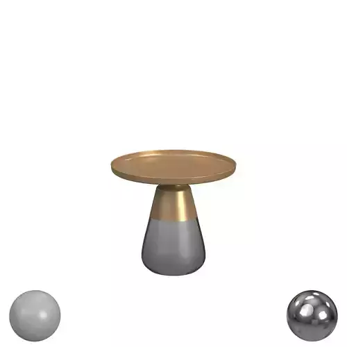 Casella Glass Base Accent Table