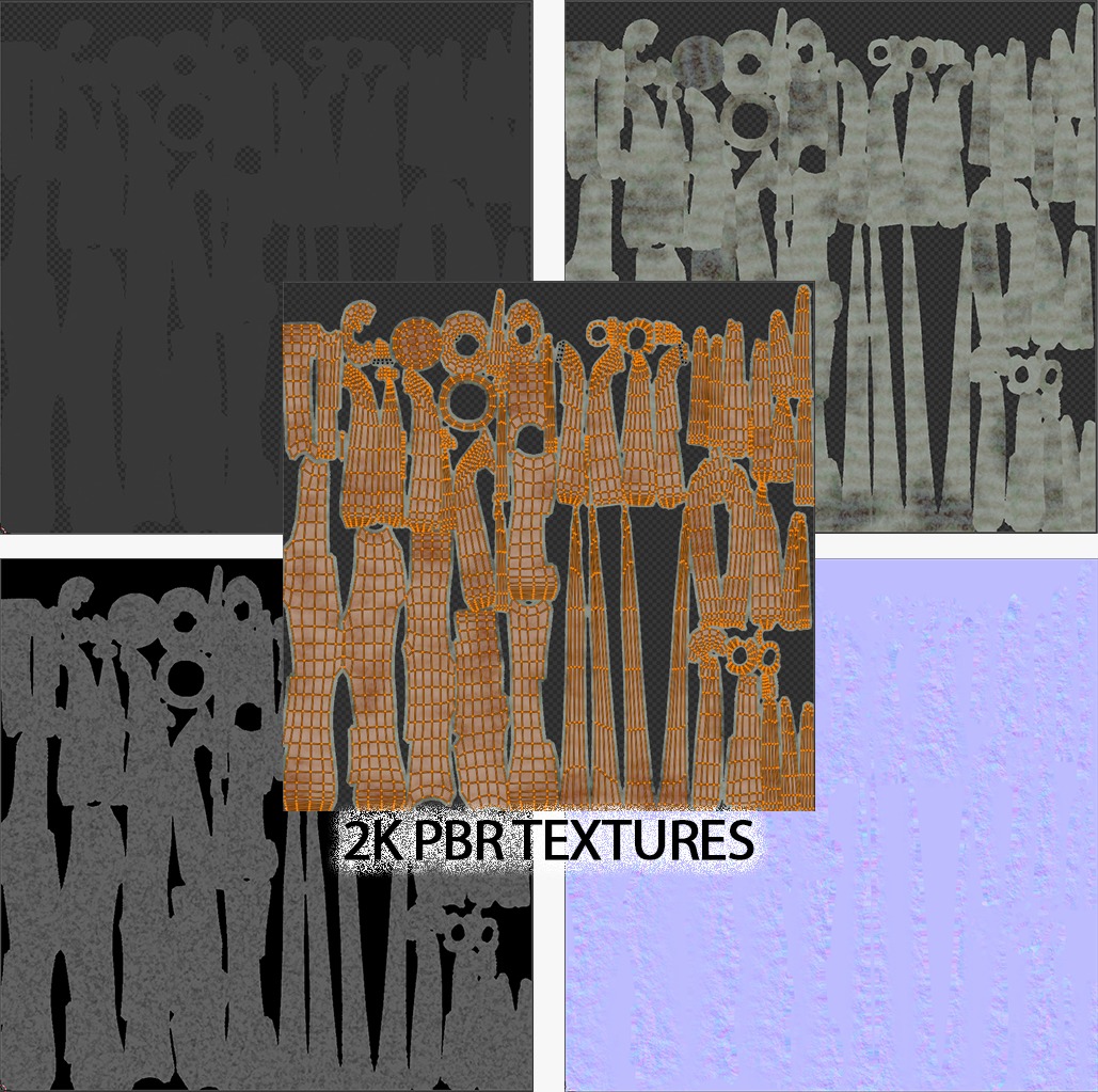 Vauxia Low-poly 3D model_9