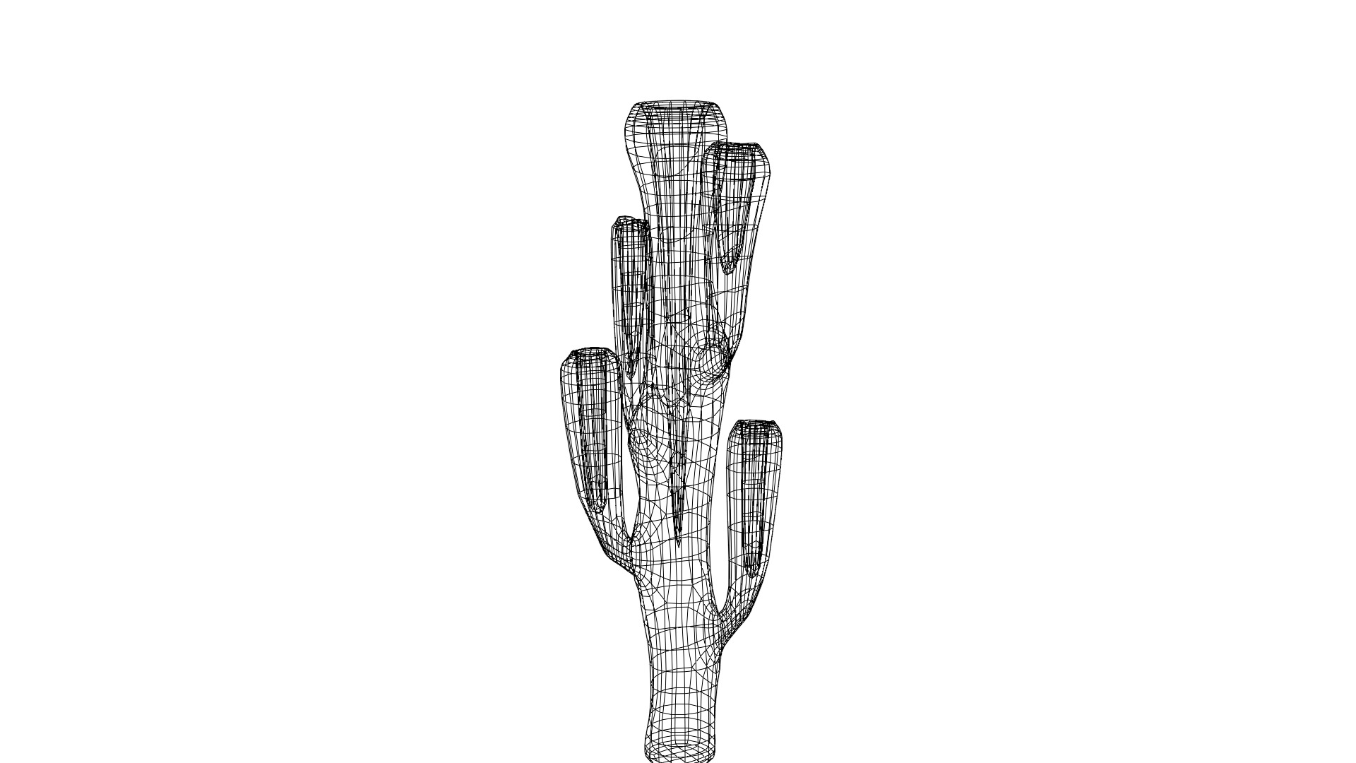 Vauxia Low-poly 3D model_7