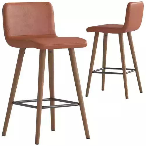 Temple and Webster Tan Faux Barstool
